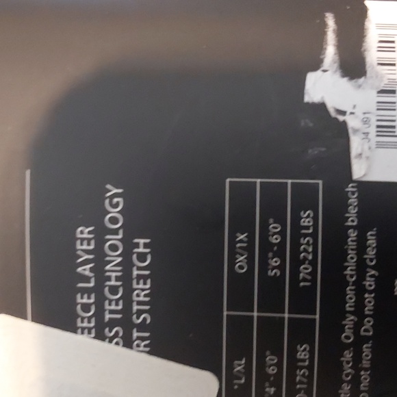 ZAC & RACHEL FLEECE LINED LEGGINGS SIZE 0X/1X - Picture 3 of 3